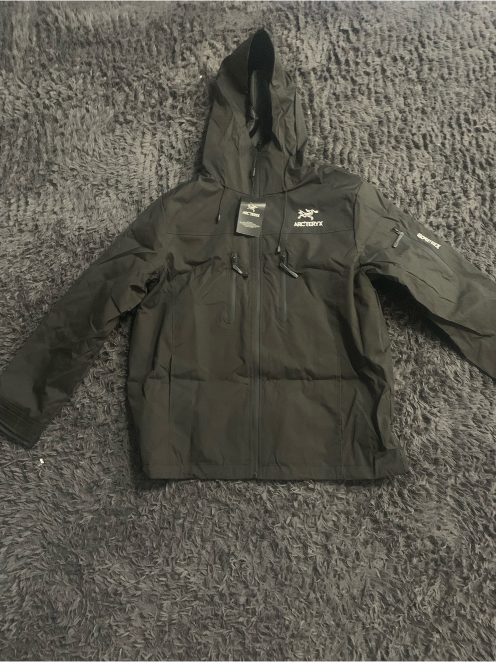 Arc'teryx Black Kids Hooded Jacket
